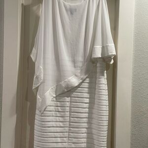 Scarlett Asymmetrical White Dress